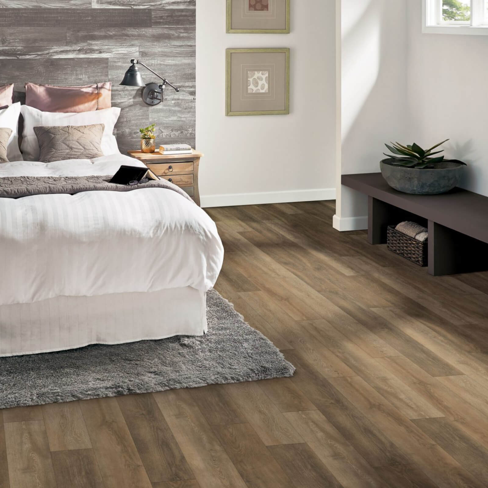 Clover Dale Oak Rigid Core - Sunny Blush_1600x1600 Bedroom flooring | Big Bob's Flooring Outlet